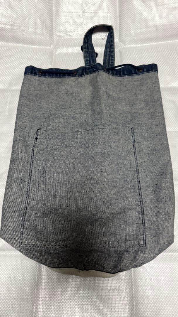 KENZO JEANS 葛飾北斎浮世絵デザイン　デニムワンショルダーバック