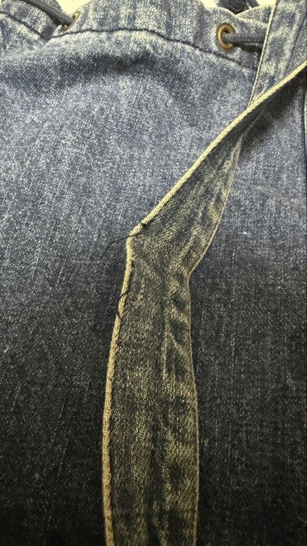 KENZO JEANS 葛飾北斎浮世絵デザイン　デニムワンショルダーバック