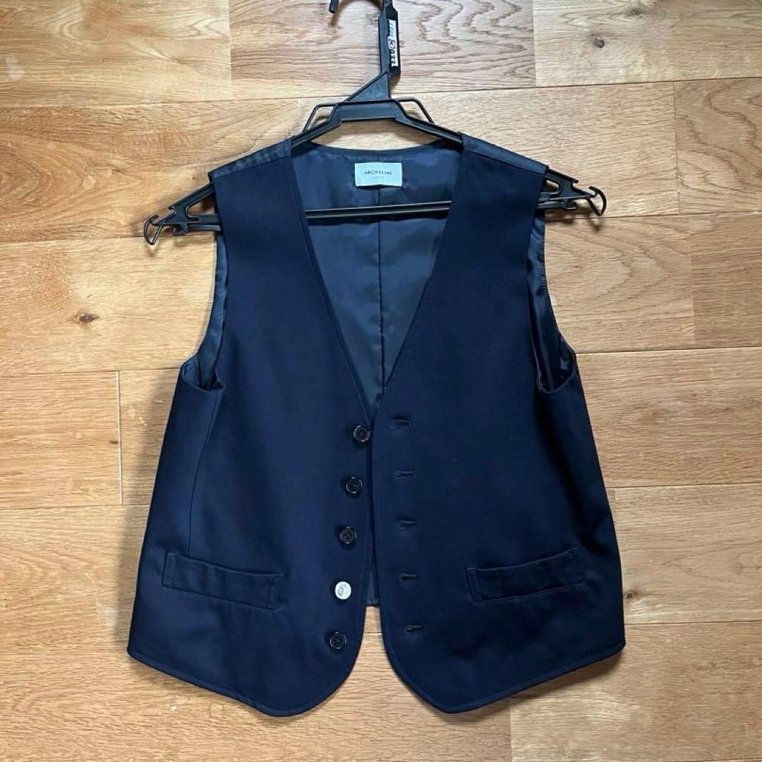 ARCH&LINE ネイビー スーツ 5点セット キッズ140cm