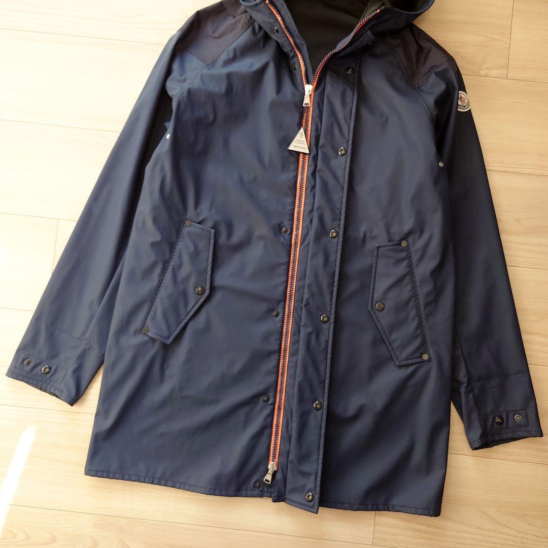 【未使用】MONCLER　フーディ スプリングコート　LORMONT　ネイビー