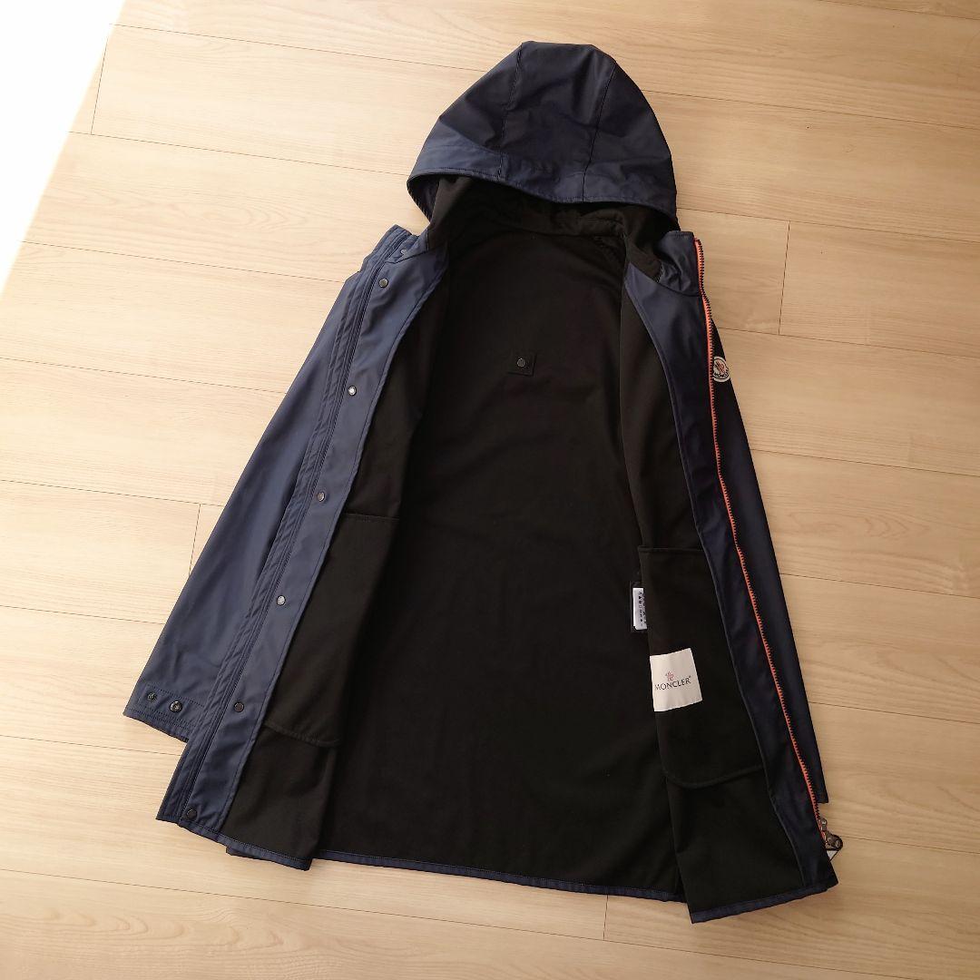 【未使用】MONCLER　フーディ スプリングコート　LORMONT　ネイビー