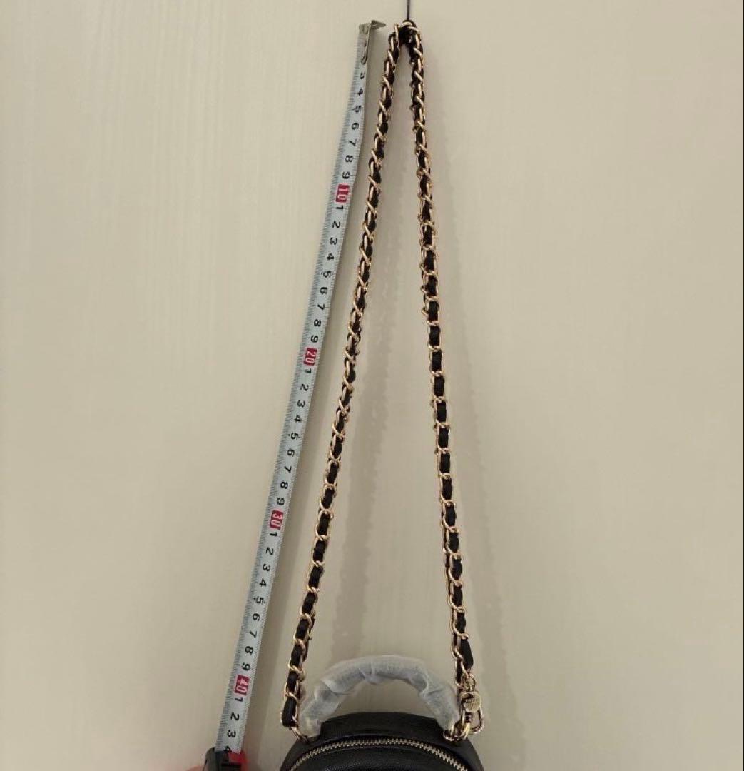 CHANEL ブラックレザー キルティングバッグ
