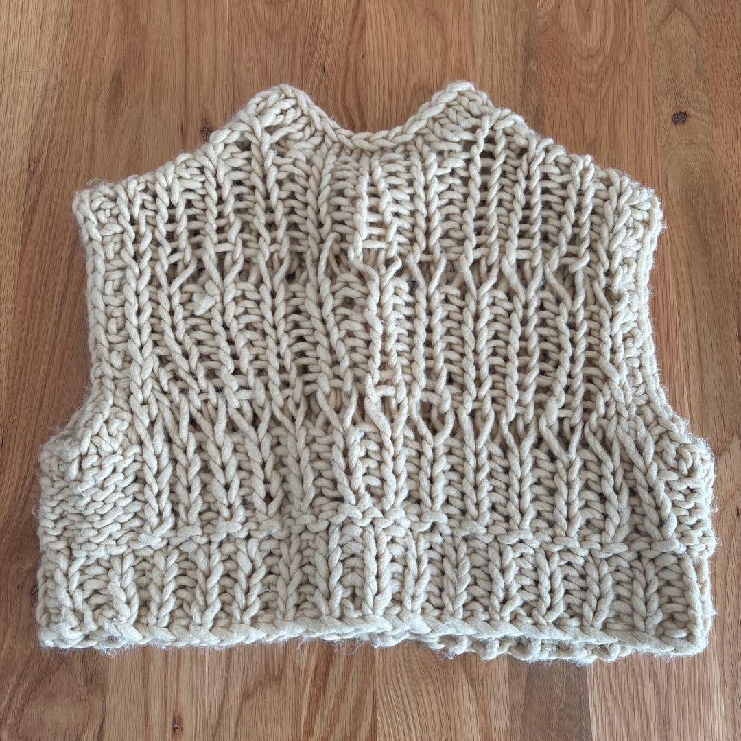 TODAYFUL チャンキーニットベスト