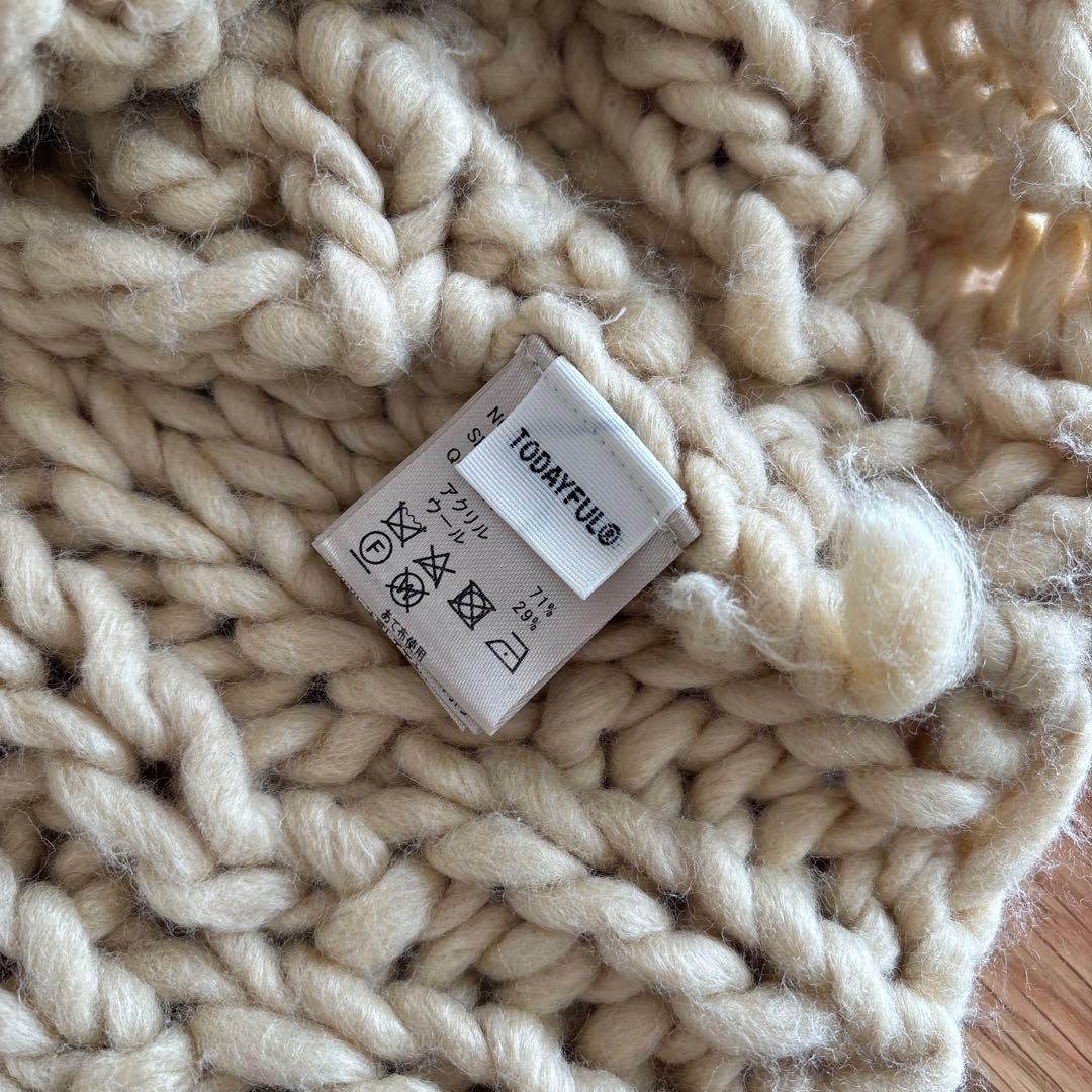 TODAYFUL チャンキーニットベスト