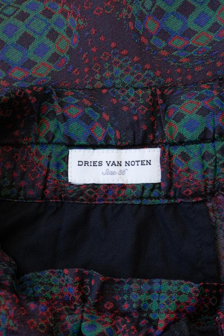 DRIES VAN NOTEN ドリスヴァンノッテン 総柄サルエルパンツ