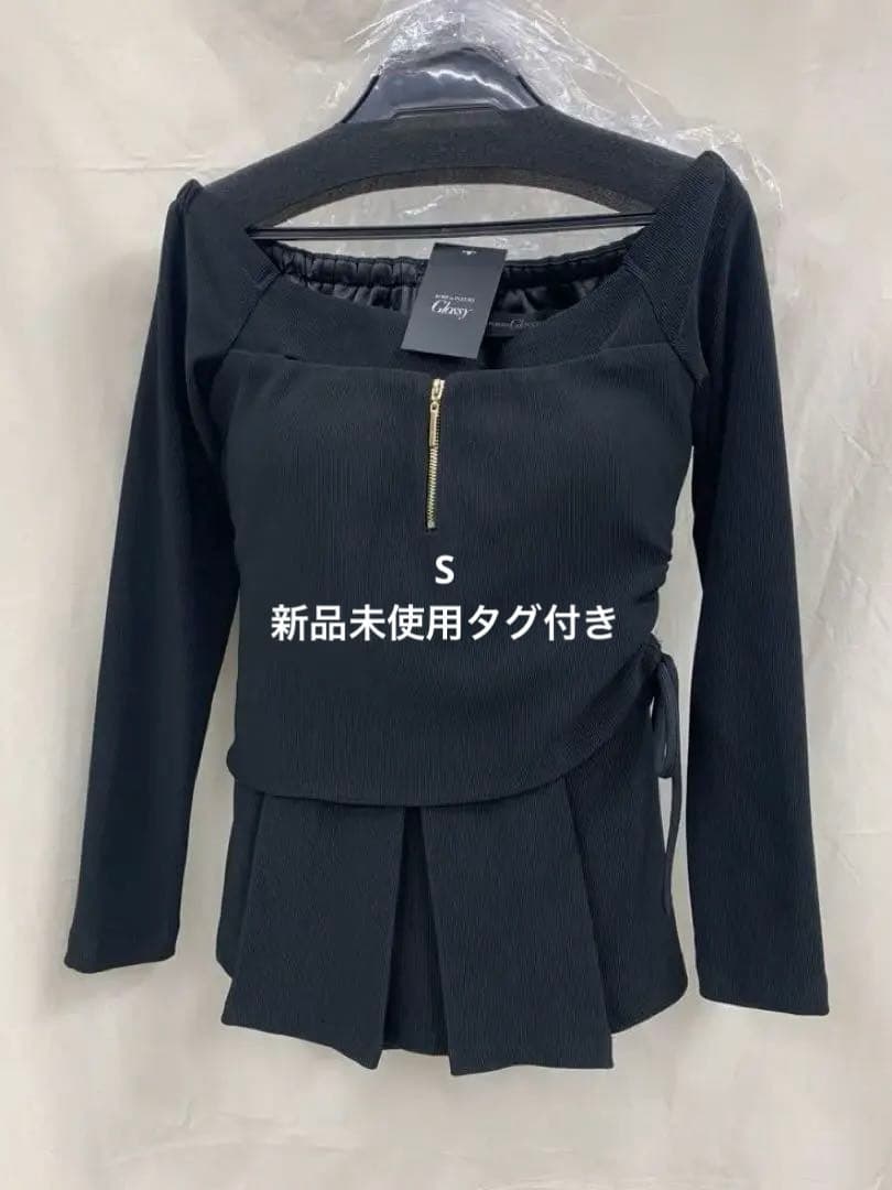 Sブラック　4138 ローブドフルールグロッシー　キャバドレス