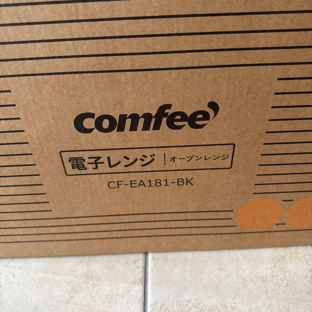 COMFEE' オーブンレンジ 18L フラットテーブル レンジ・予熱対応 チャ