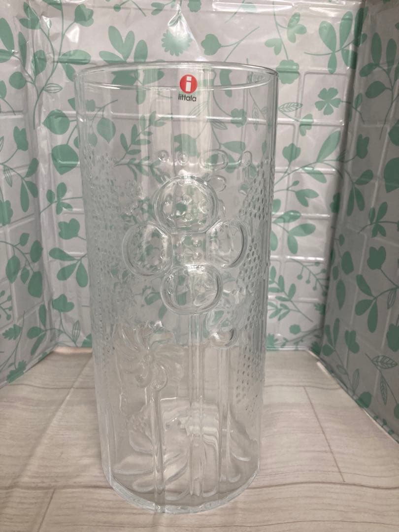 新品未使用　 イッタラ　フローラ　フラワーベース　クリア　250㎜