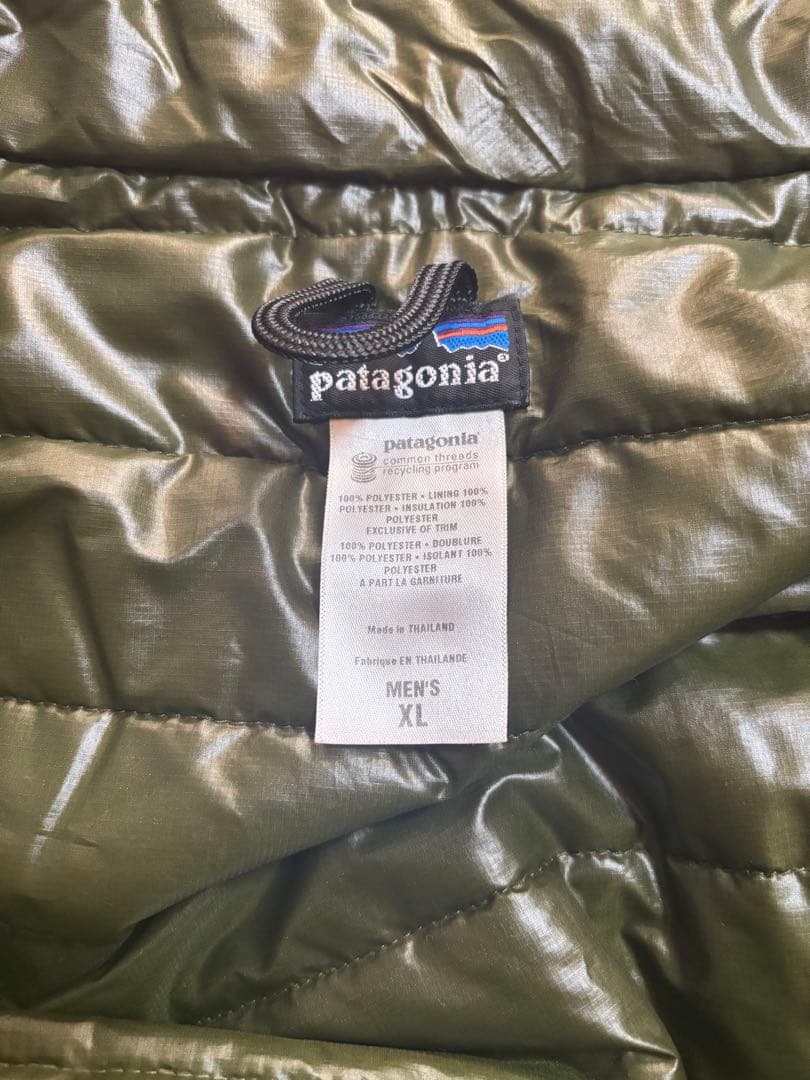 patagonia メンズ XL グリーン ベスト