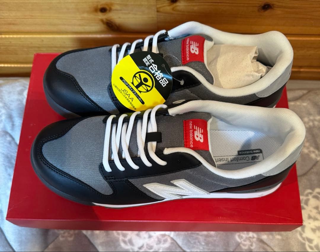 New Balance 安全靴 グレー/ブラック 27.5cm