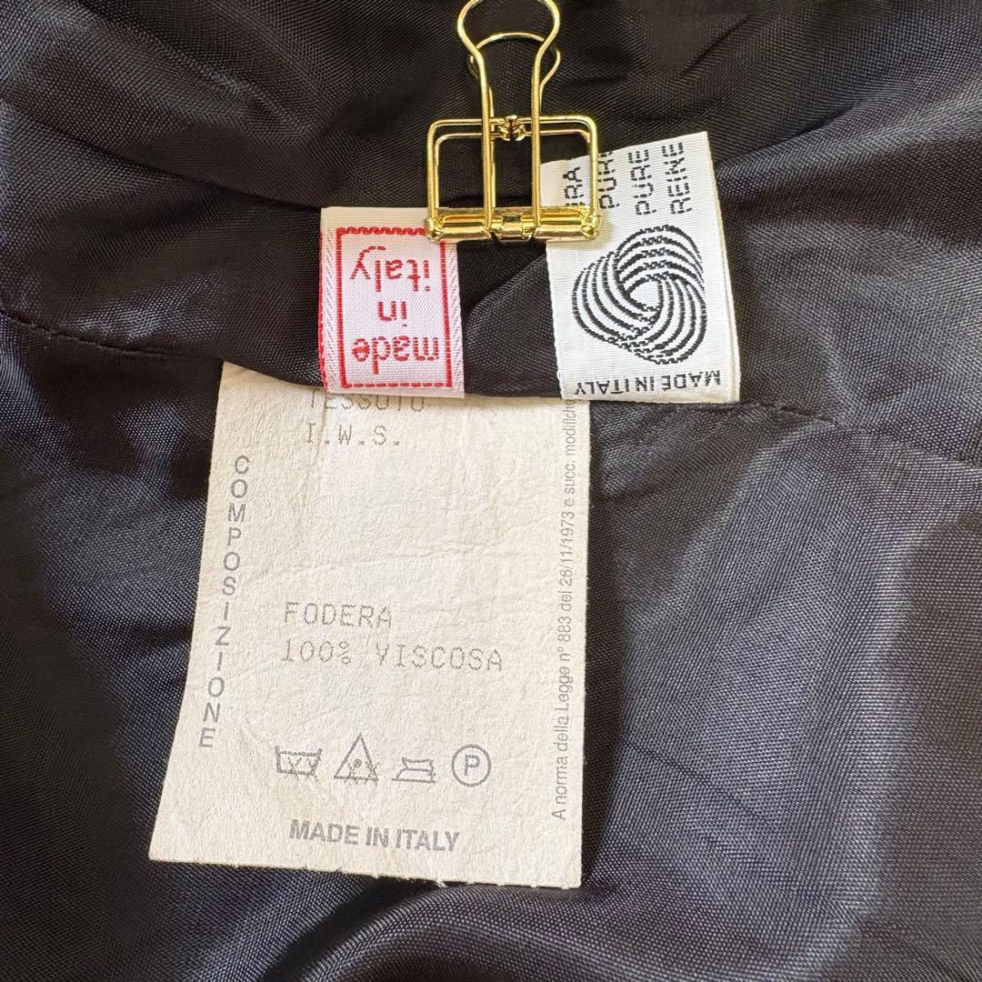 6773✾アレキサンダーマックイーン✾ロングテーラージャケット【44】黒/ウール