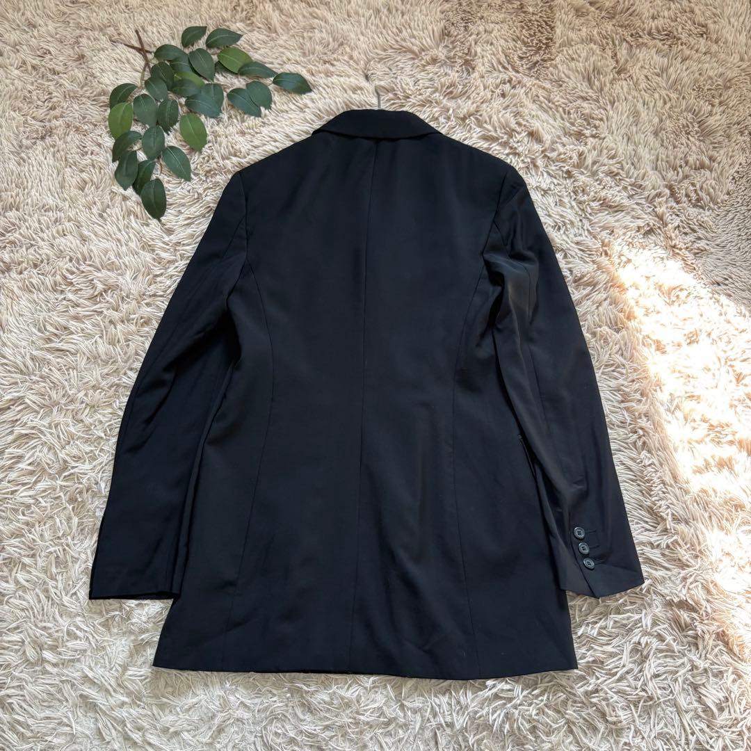 6773✾アレキサンダーマックイーン✾ロングテーラージャケット【44】黒/ウール