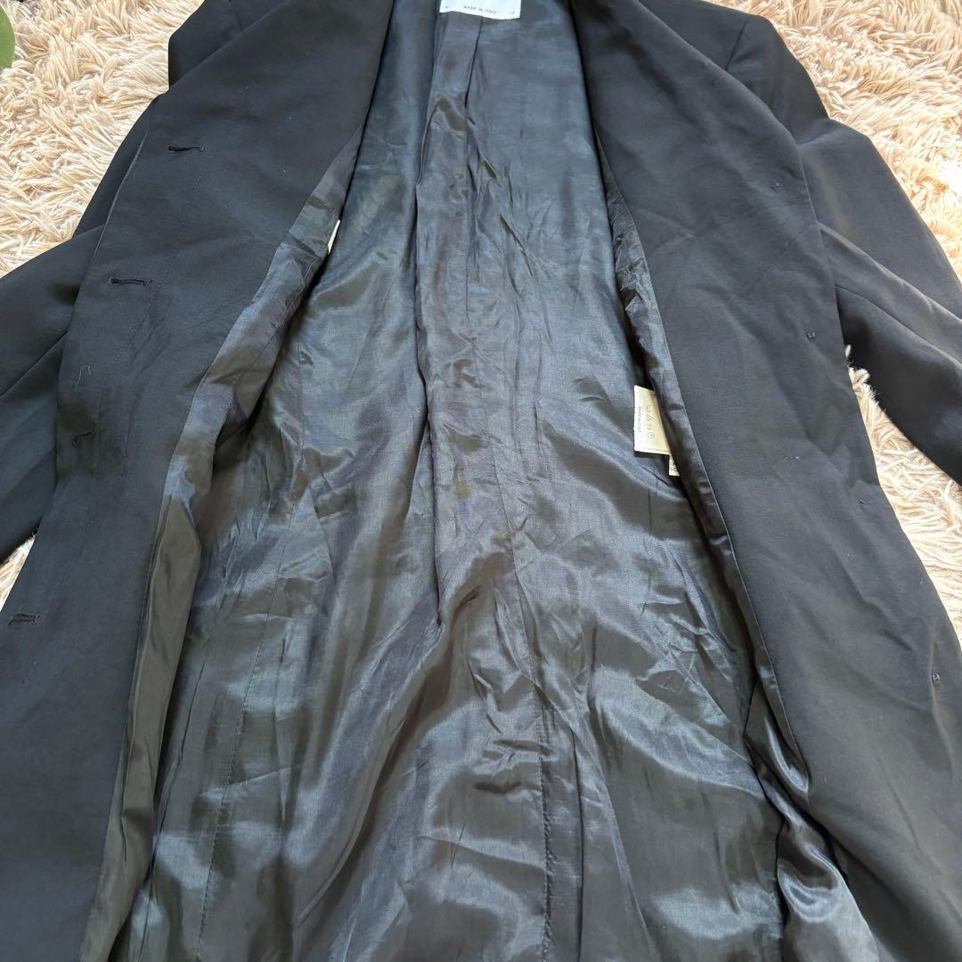 6773✾アレキサンダーマックイーン✾ロングテーラージャケット【44】黒/ウール