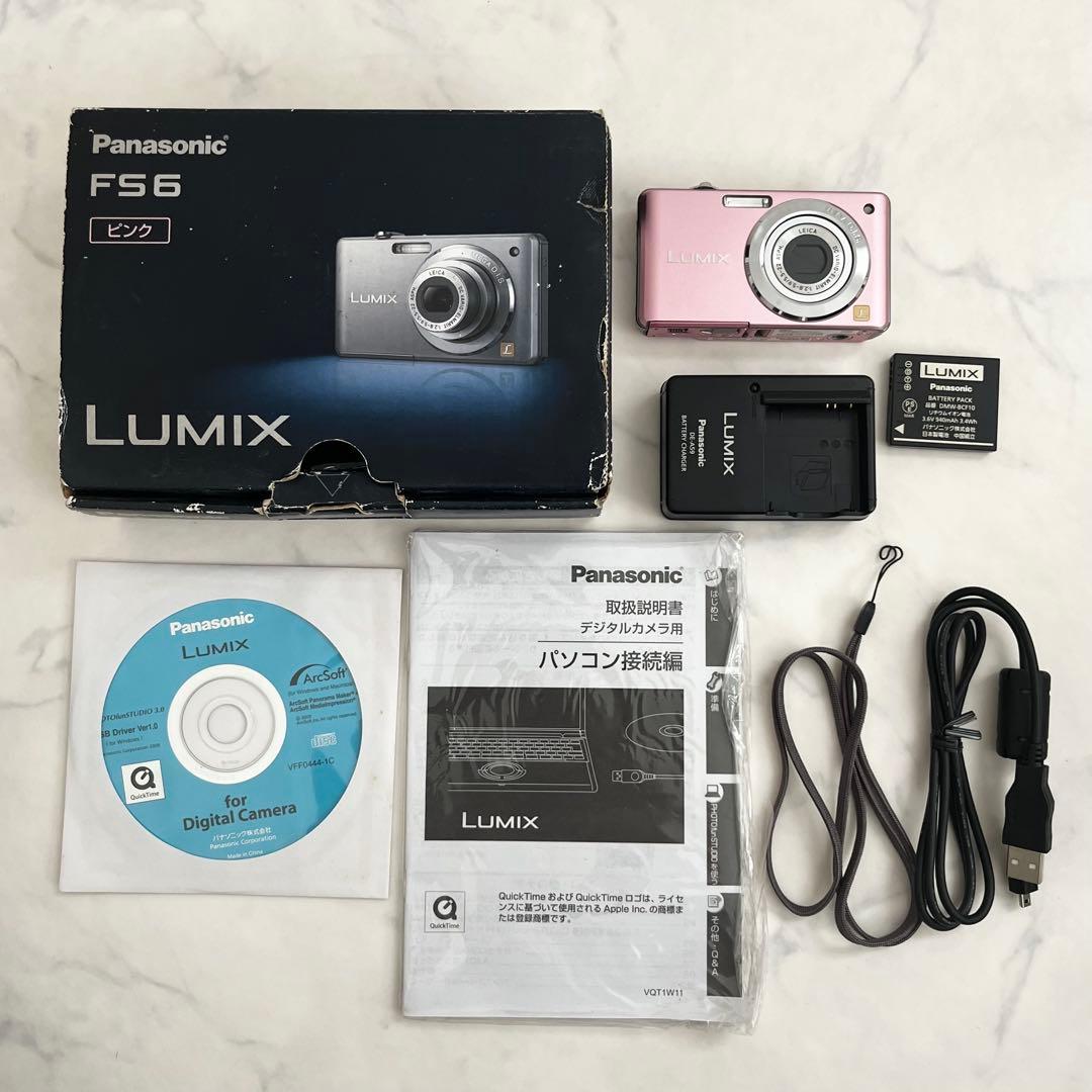 Panasonic LUMIX DMC-FS6 ピンク デジタルカメラ