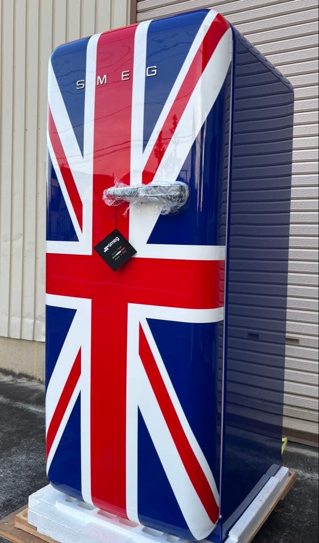 SMEG（スメッグ）冷凍冷蔵庫 FAB28 100V ユニオンジャック 左開き