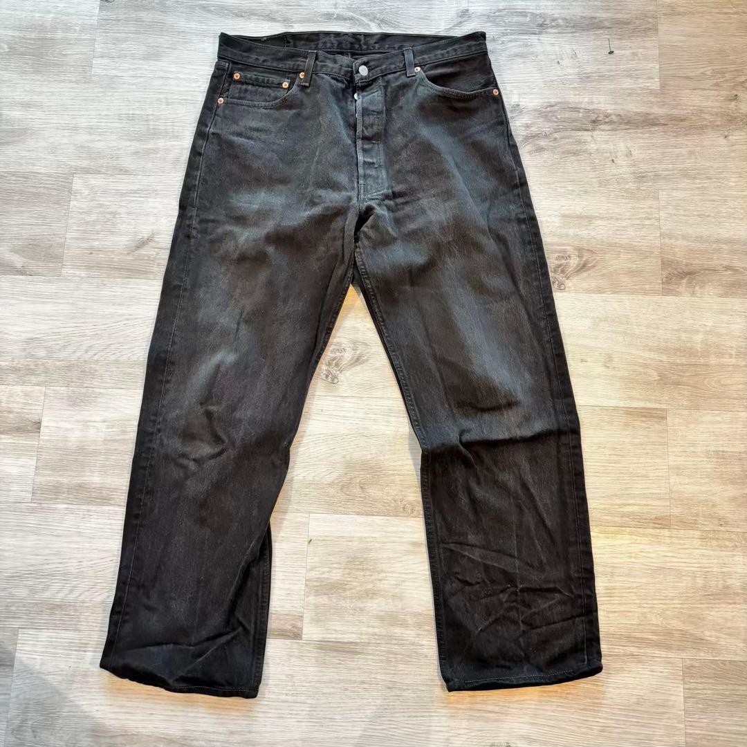90年代 USA製 Levi’s 501 黒フェード ストレート#477