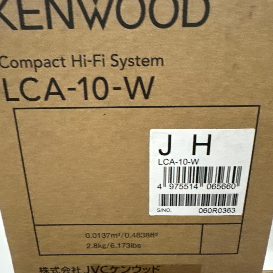 JVCケンウッド KENWOOD LCA-10 コンパクトCDコンポ 新品未使用