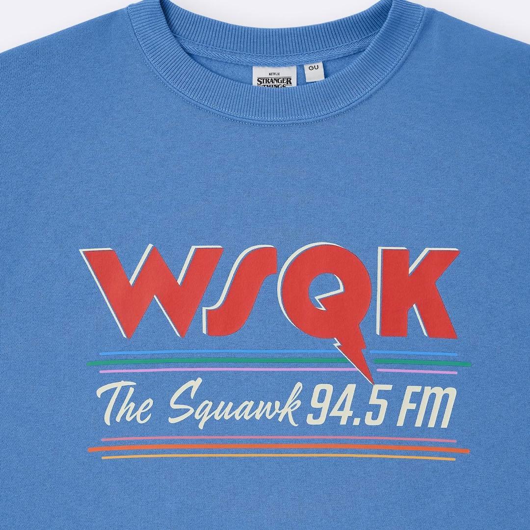 GU ストレンジャーシングス WSQK ヘビーウェイトスウェットプルオーバー Ｌ