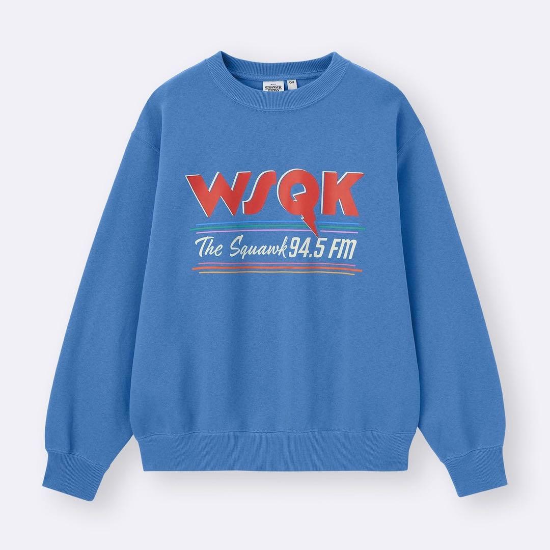 GU ストレンジャーシングス WSQK ヘビーウェイトスウェットプルオーバー Ｌ