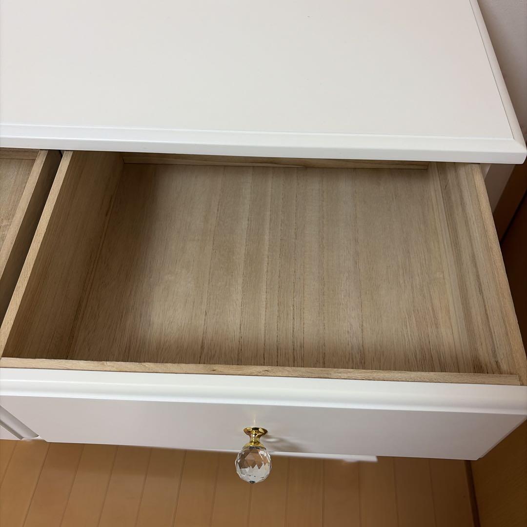 ロマンティックプリンセス ロマプリ 5段 チェスト Deux 姫系家具 白家具