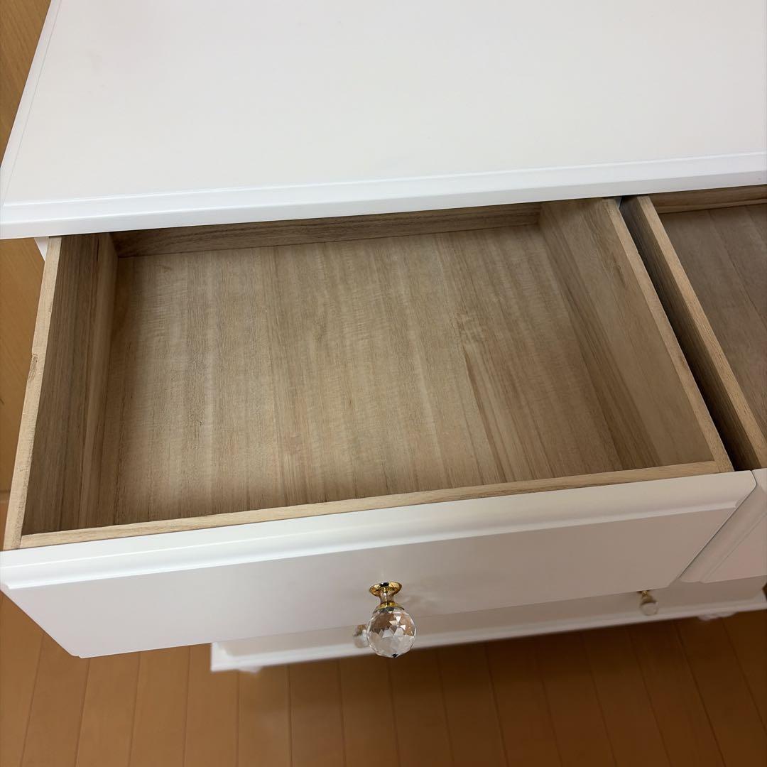 ロマンティックプリンセス ロマプリ 5段 チェスト Deux 姫系家具 白家具