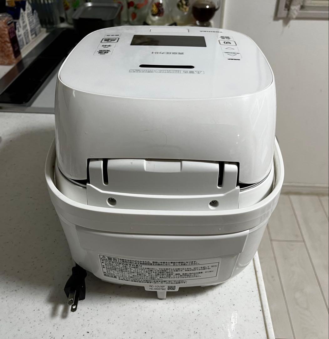 TOSHIBA 東芝 真空圧力 IH ジャー炊飯器 RC-10VXP 美品