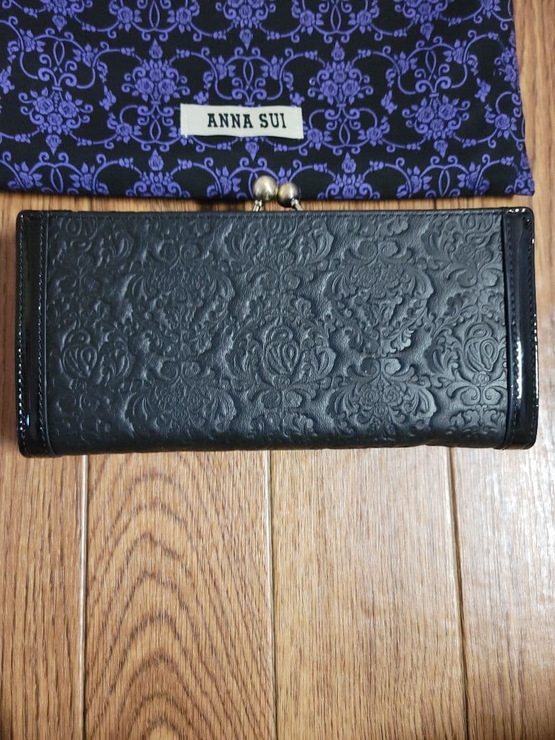 【新品】ANNA SUI セルパン 口金長財布 エンボス加工財布