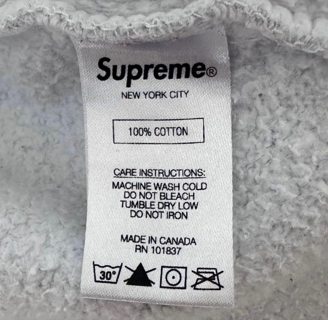 Supreme グレー トレーナー Large