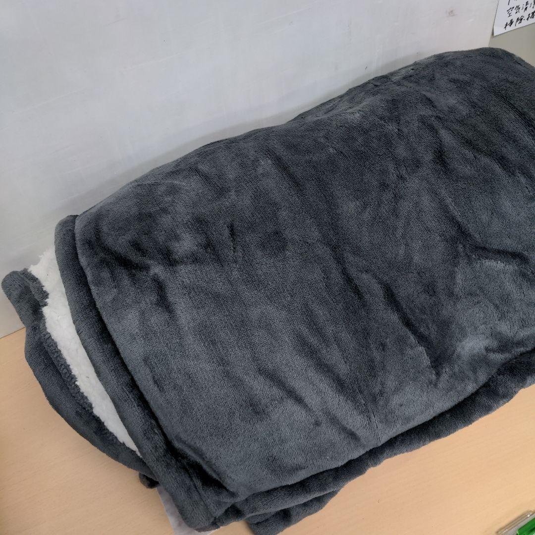 m101006s 電気毛布 掛け敷き兼用 188×130cm グレー
