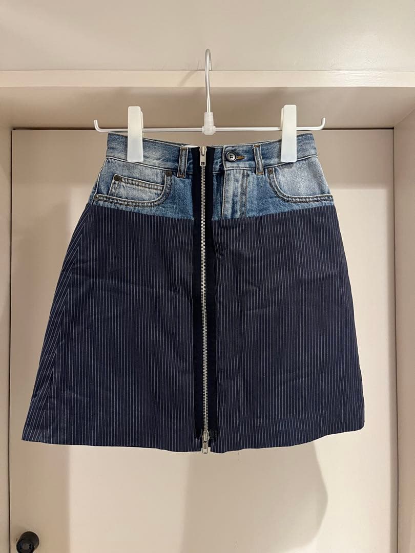 マルジェラ Maison Margiela ドッキングスカート デニム