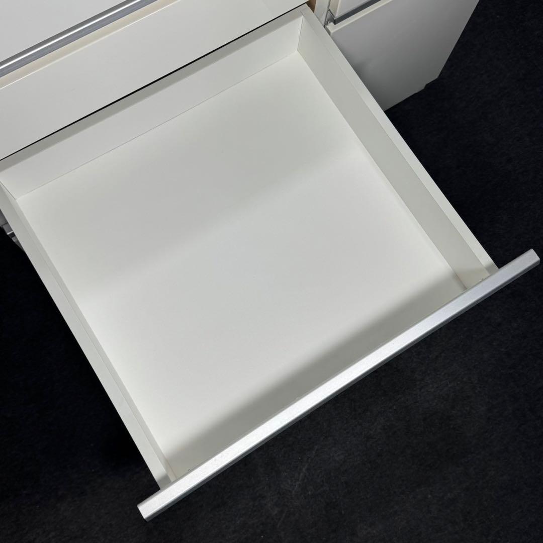 ニトリ キッチンカウンター 幅90cm 食器棚 白 ホワイト d5127