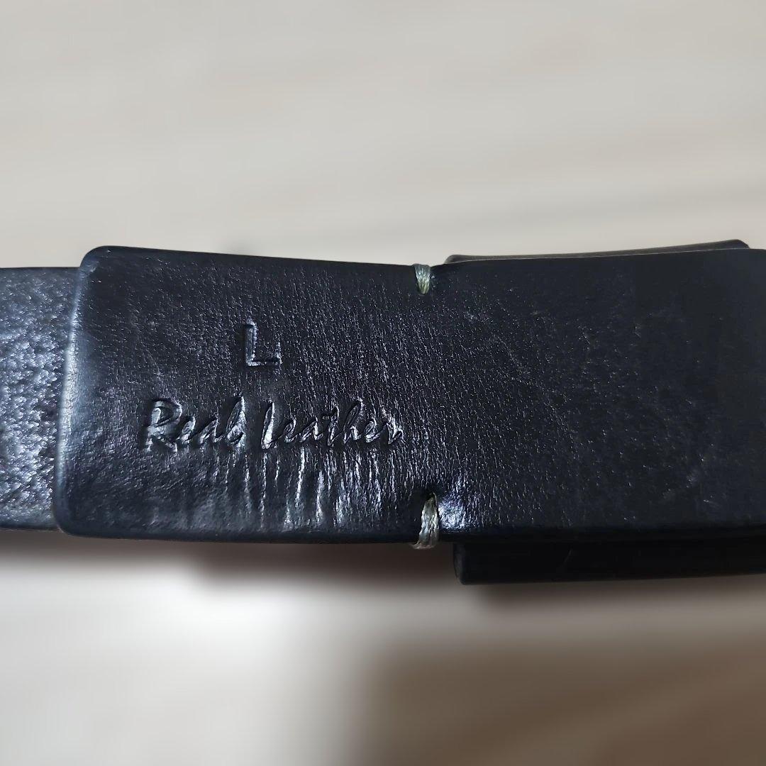 GG　EVISU ヴィンテージ スタッズ付きレザーベルト(茶芯)