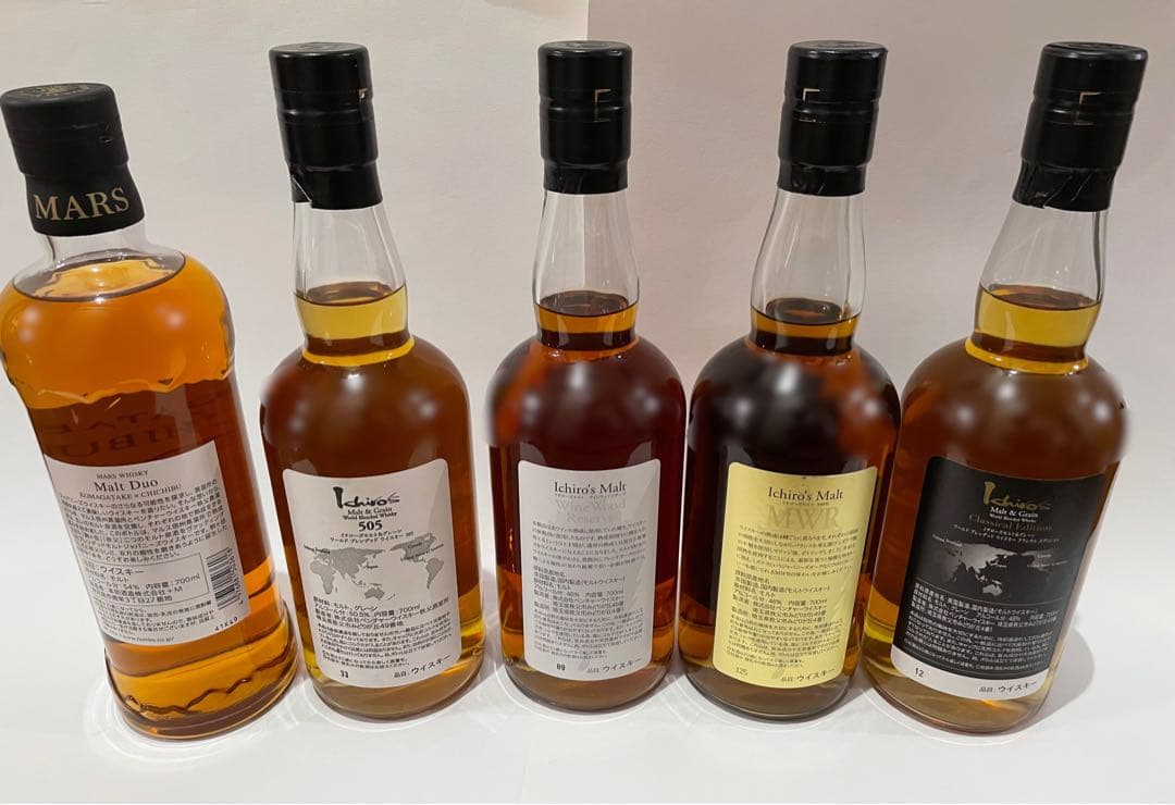 イチローズモルト リーフ 505、駒ヶ岳Duo5本セット