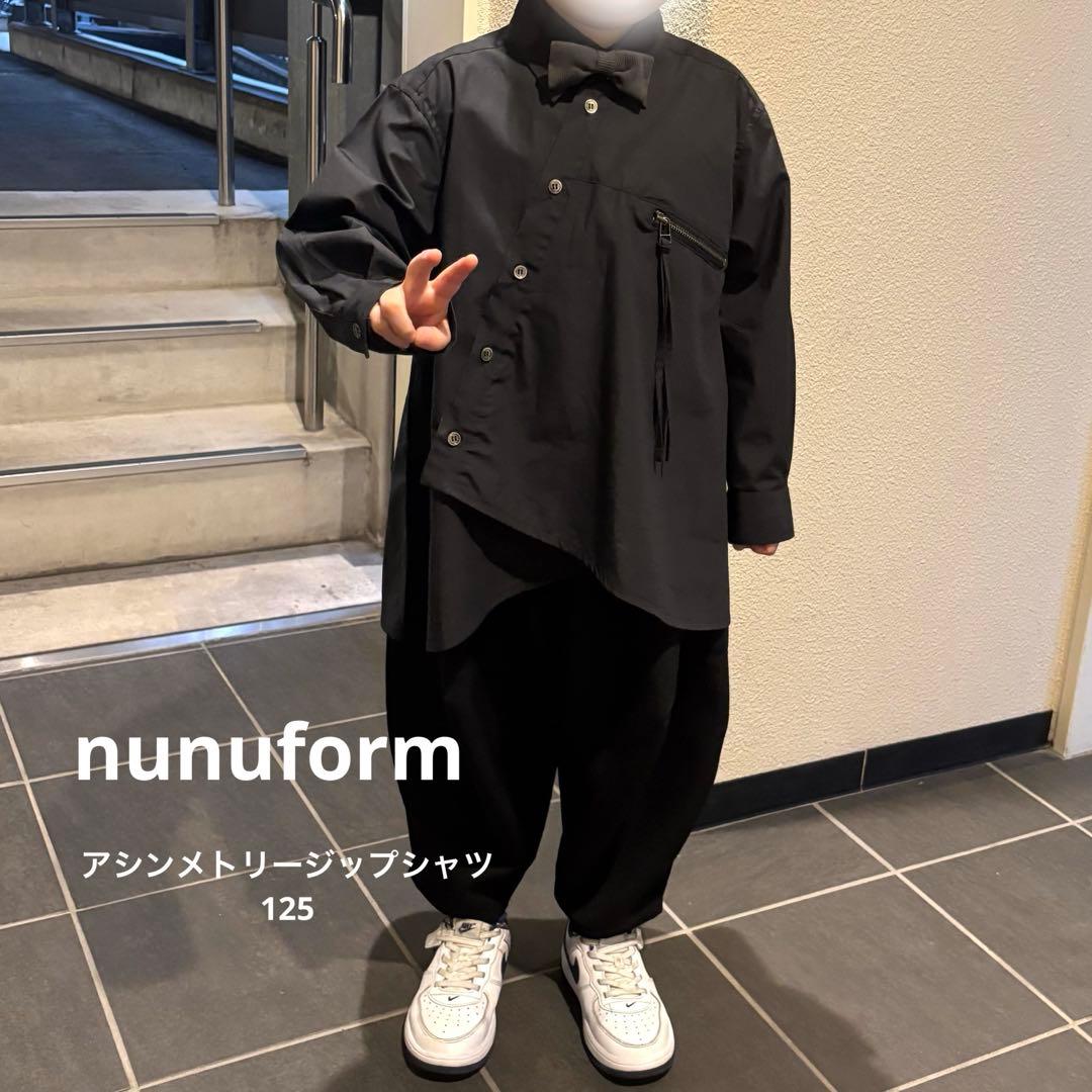 nunuform アシンメトリージップシャツ　125