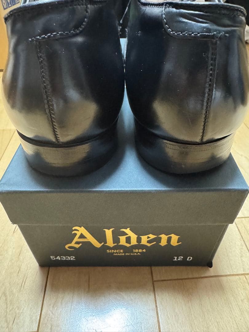 Alden 54332 コードバンV-TIP 12D ブラック オールデン