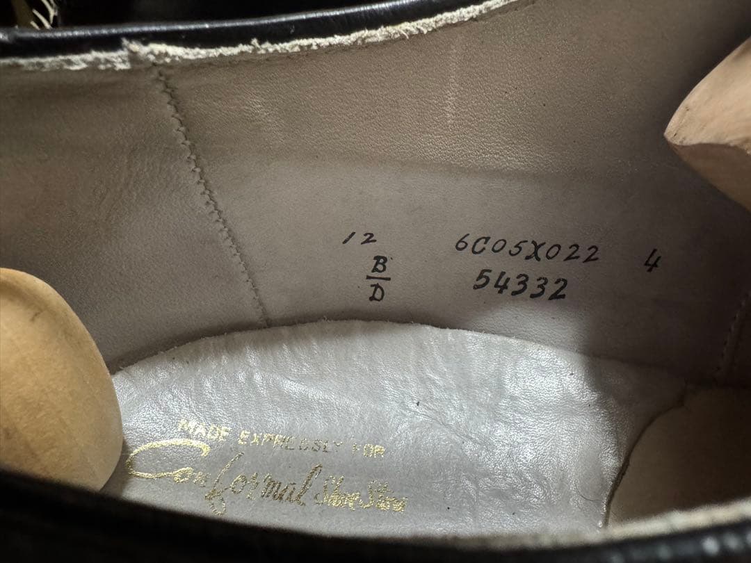 Alden 54332 コードバンV-TIP 12D ブラック オールデン