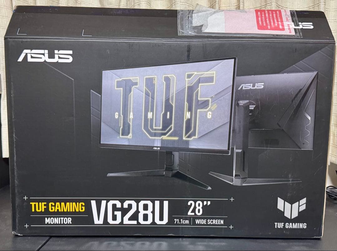 ASUS TUF Gaming 4K 144Hz VG28UQL1A 28インチ
