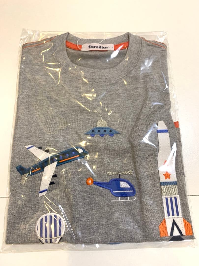 新品未使用　ファミリア　Tシャツ 110 男の子　現行品　familiar