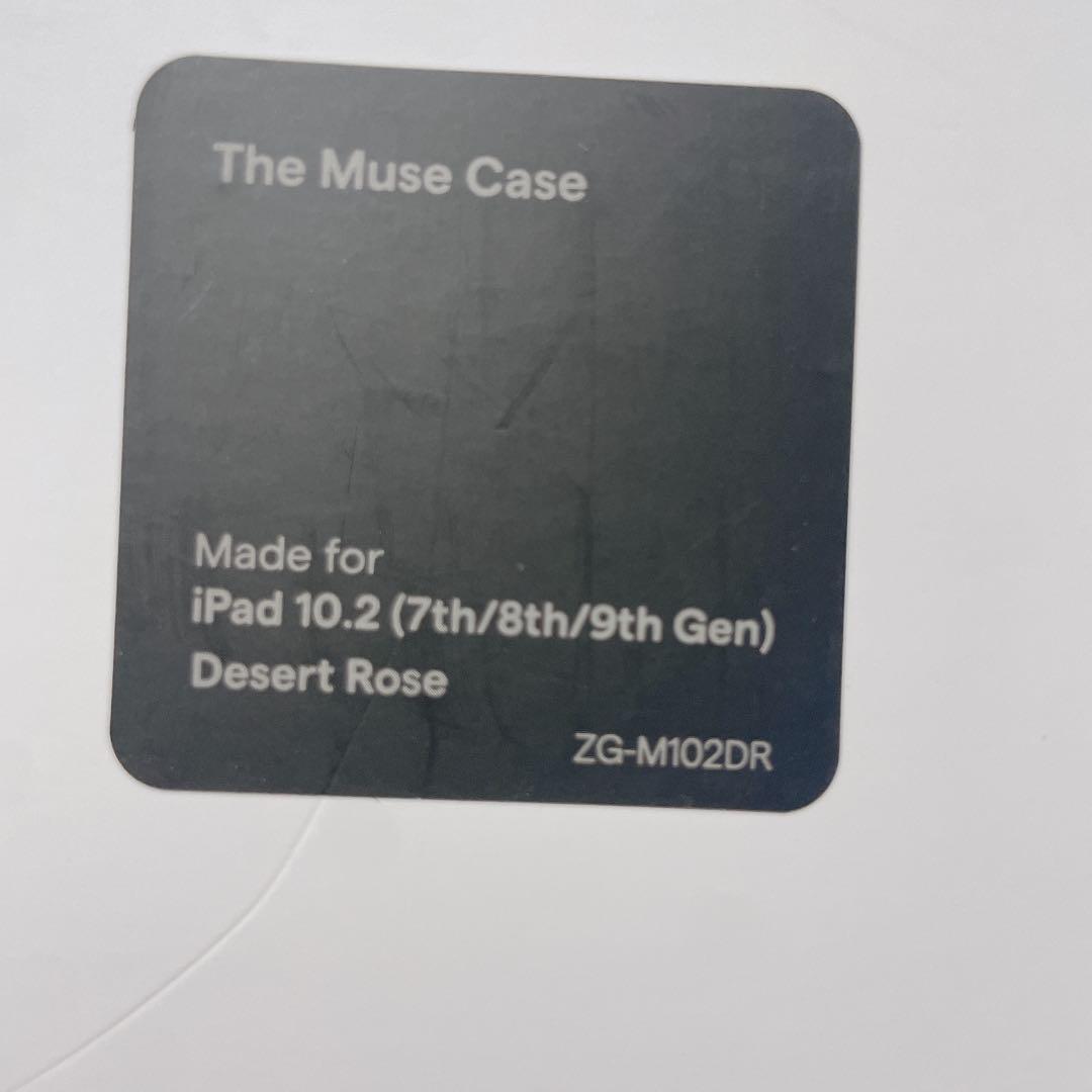 ZUGU iPadケース第9/8/7世代10.2インチ　カバー　ローズピンク