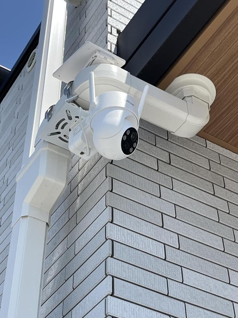 防犯カメラ 屋外 ソーラー ワイヤレス/wifi 360°撮影可能 パンチルト