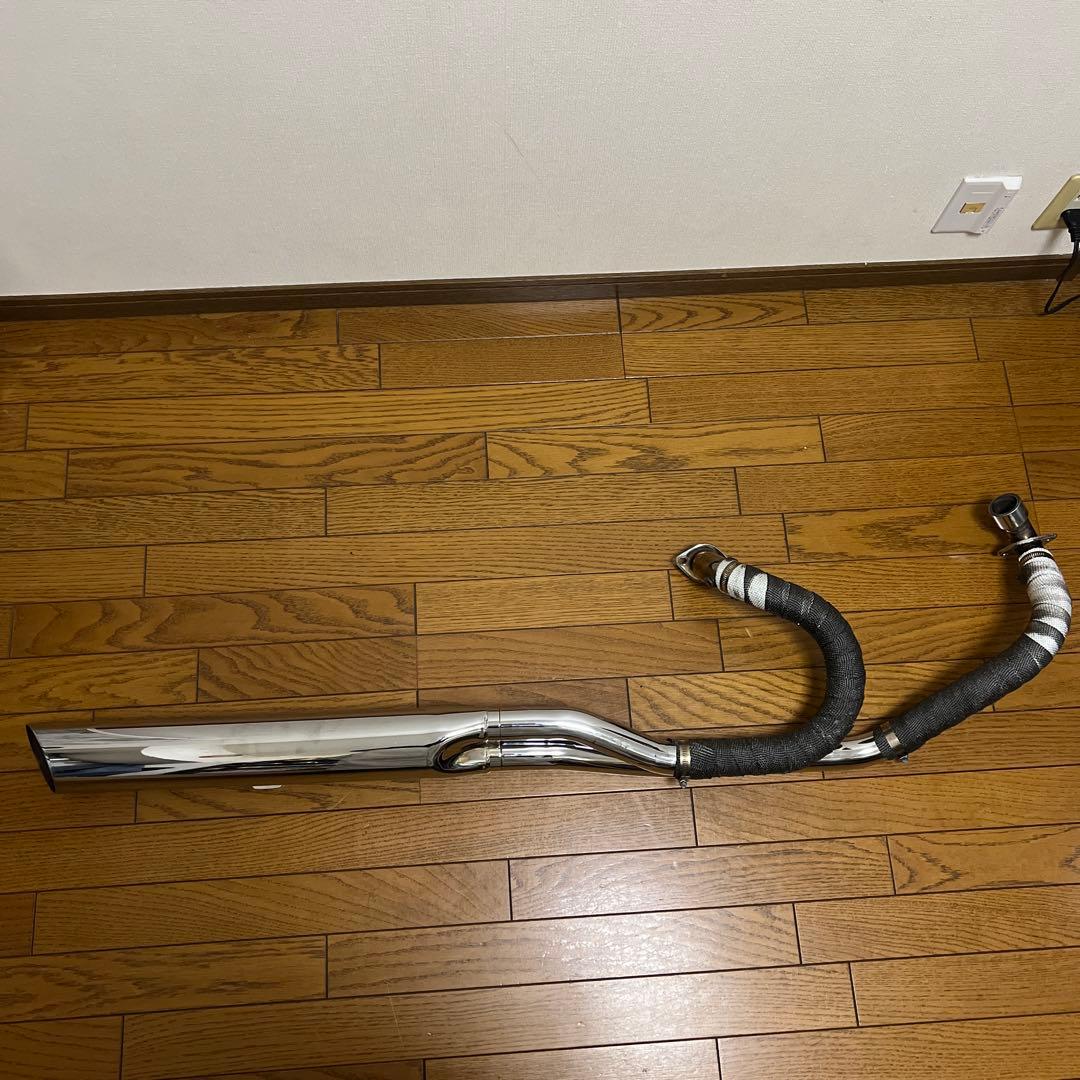 ドラッグスタークラシック400マフラー