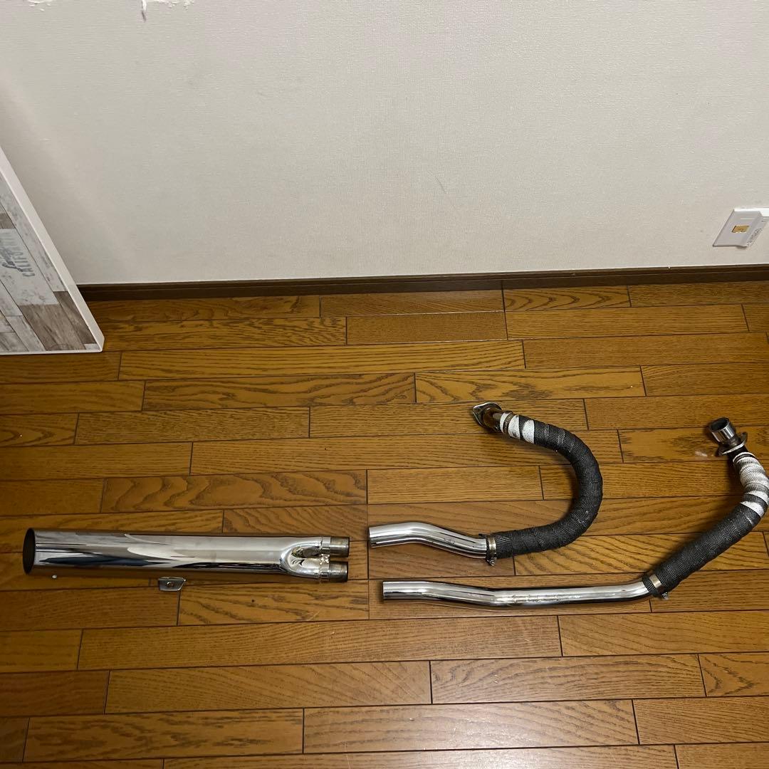 ドラッグスタークラシック400マフラー