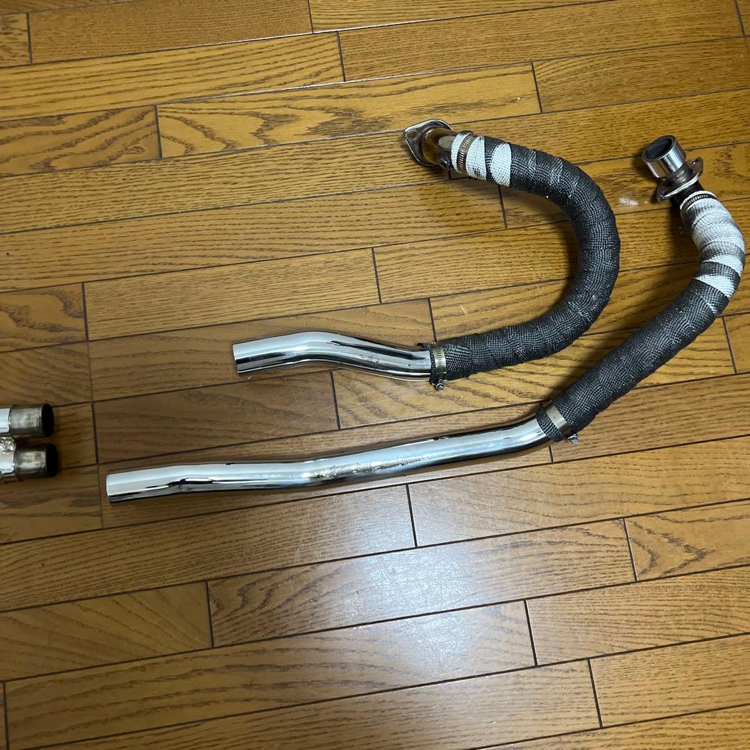 ドラッグスタークラシック400マフラー