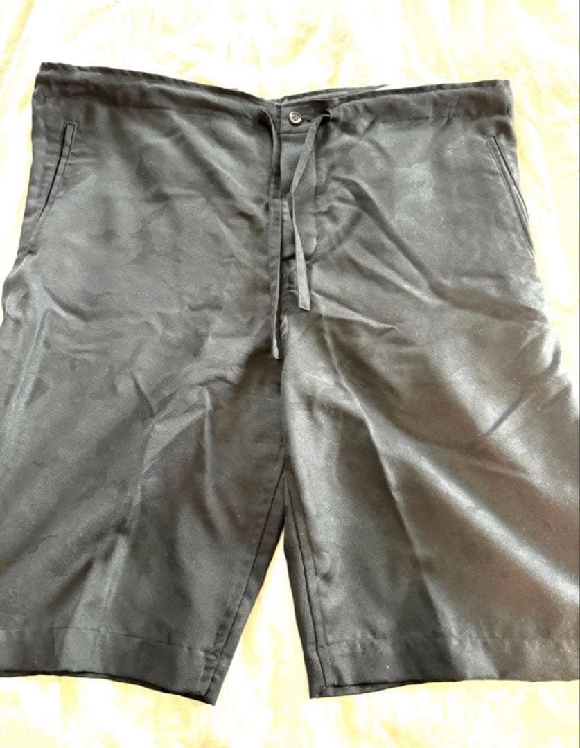 2019SS　コムデギャルソン オム プリュス　迷彩柄ウールショートパンツ