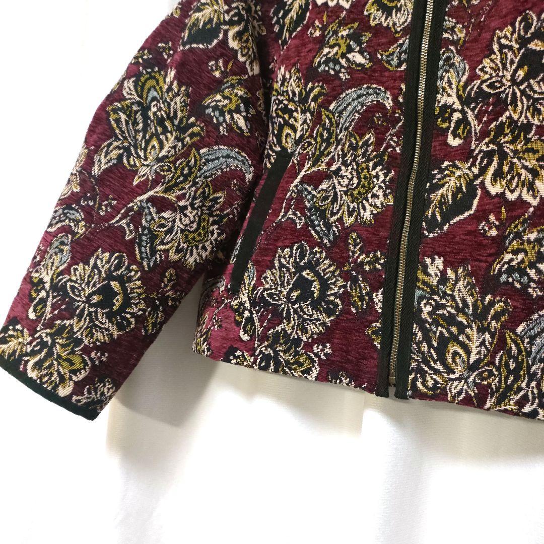 【極美品】ルメランジュ ゴブラン ノーカラー ブルゾン