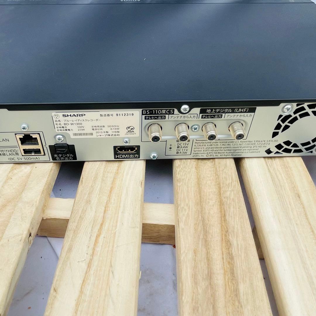 SHARP BD-W1300 ブルーレイレコーダー　1TB