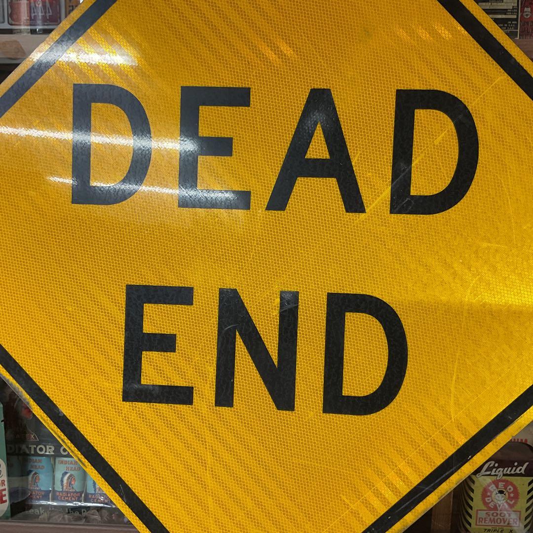 USAストリート看板　DEAD END