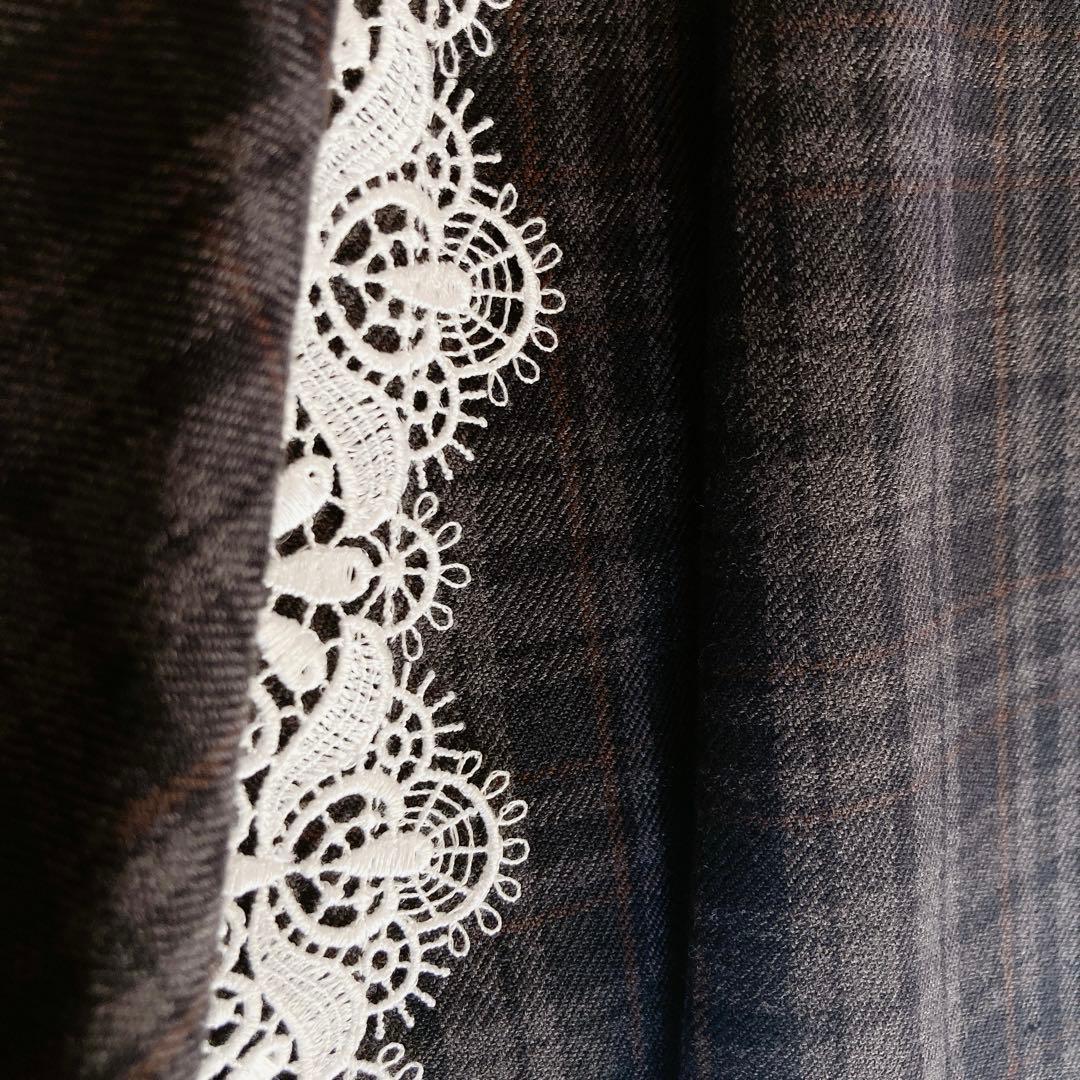 チェック×ホワイト セレモニー 入学 卒園 発表会 フォーマル