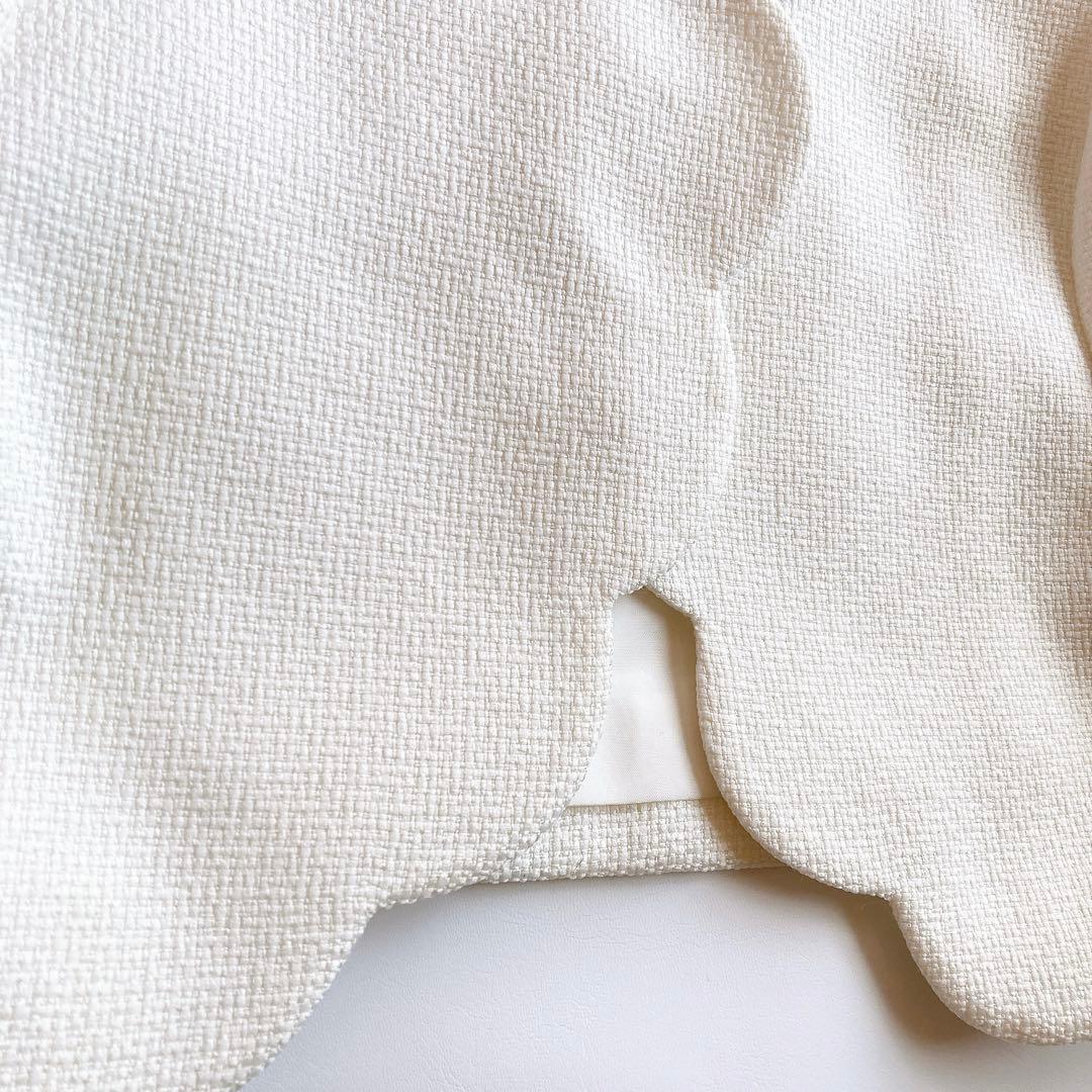 チェック×ホワイト セレモニー 入学 卒園 発表会 フォーマル