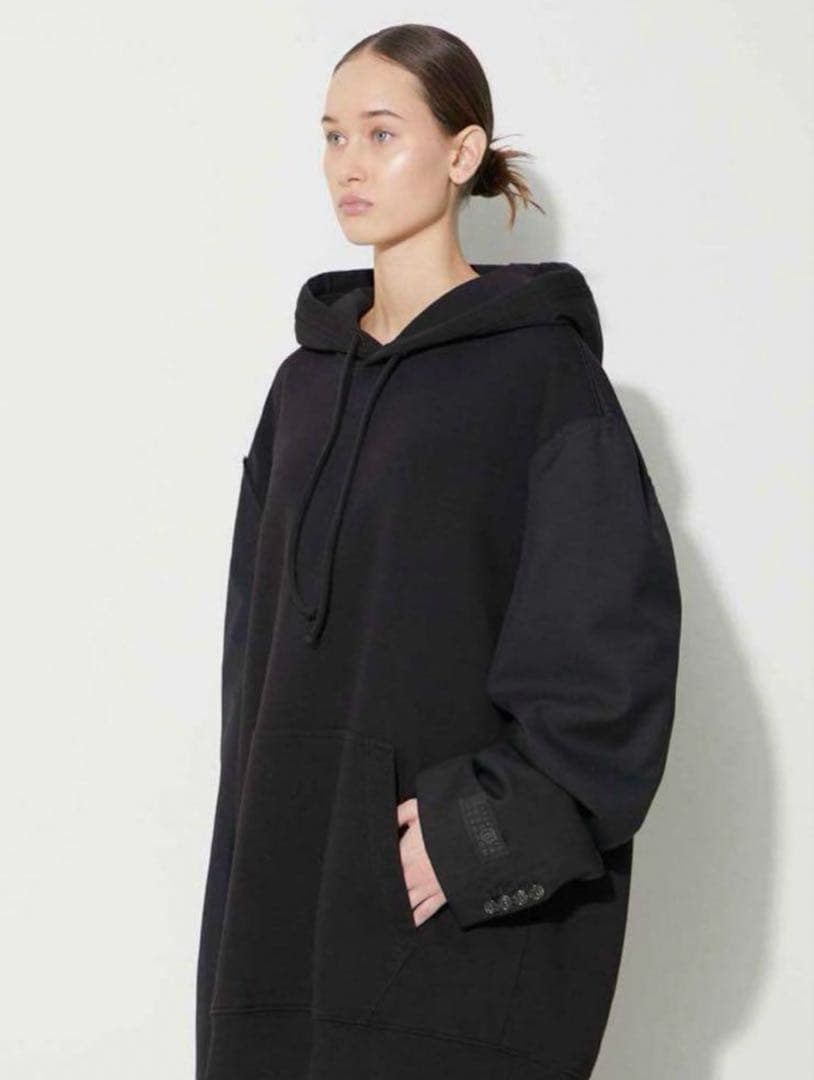 【美品】MM6 Maison Margielaビッグフード プルオーバーパーカー